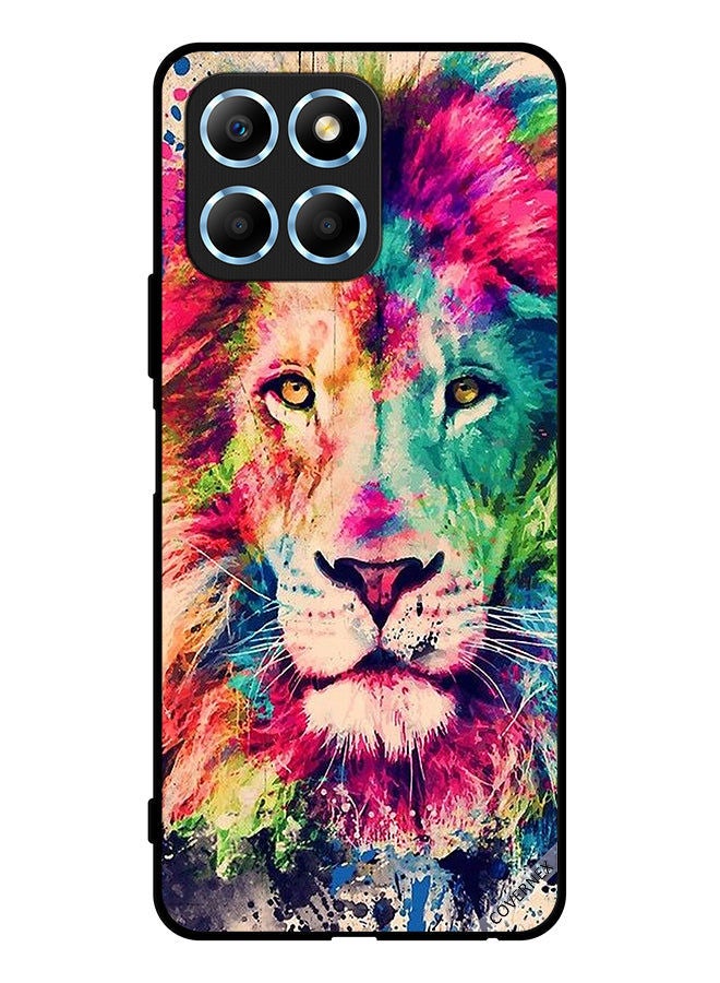 Covernex Protective Case Cover For Honor X8 5G Lion Paint Art - Image 1