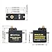 RampCrab Steering Servo with Servo Horn for AX24 SCX24 RC Car Upgrade Parts for Axial SCX24 AX24 Red Horn 2 Sets - Image 4