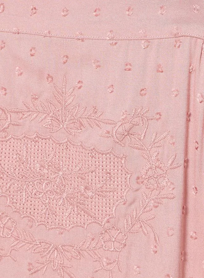 سبلاش فيڤ Night Gown Sleeveless Embroidered Viscose