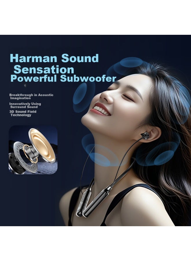 Witgoer Bluetooth Earphones With Built-in Sports Chip, Neckband Wireless Headphones For Sports, Karaoke Noise Cancelling, Long Battery Life, High Sound Quality, Compatible With Sony - Image 2