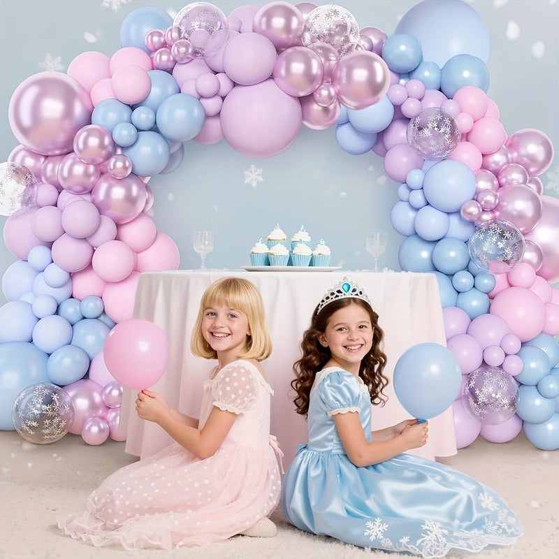 153pcs Purple Balloon Arch Wreath Set for Birthday Party Wedding Decoration - Image 5
