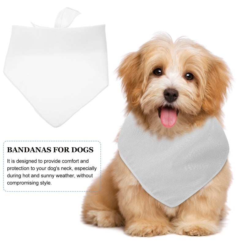 4Pcs Wear-resistant Dog Bandana Washable Dog Handkerchief Decorative Dog Costume Dog Supply - Image 4
