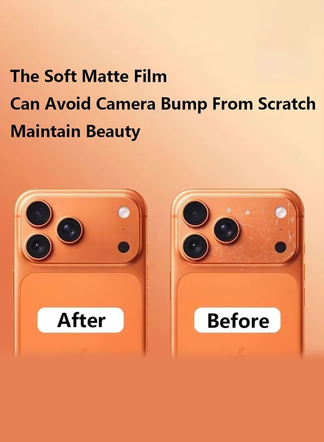 SUNDAREE For iPhone 17 Pro Max 2025 Back Screen Protector Film, lens protective film Transparency Hydrogel Film Not Glass - 2 Pcs - Image 5