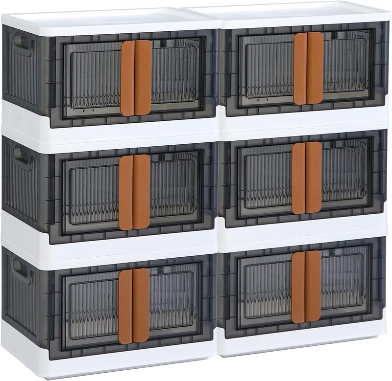 Lamok Multipurpose Stackable Cupboard Drawer for Clothes, Kitchen Item Storage; Wardrobe Cabinet Organizer for Home, Office (Cupboard Double Door, 1 Tier) - Image 1