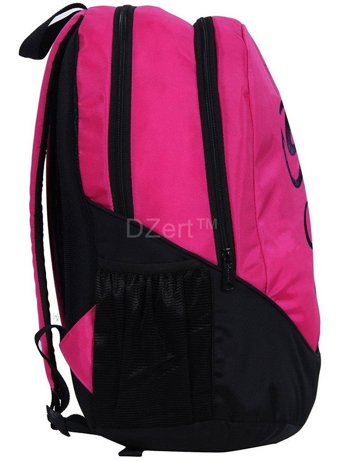 DZert School Bag Backpack 30 Liters for Boys/Girls Polyester Lightweight Bag (Pink) - Image 4