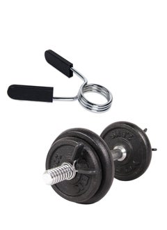 Generic Spring Clip Collars 2 inch Barbell Exercise Collar Clamps for Strength Training Gym Fitness Training Weight Lifting Equipment for Smooth Dumbbell Handle or Standard Weightlifting Barbell  - Image 2