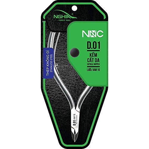 NGHIA Stainless Steel Cuticle Nipper D-01 Jaw 16 - Kem Nghia Nipper - Image 5