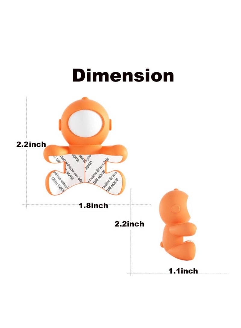 Captaintech Anti Collision Safety Corner Protectors With Adhesive, Baby Proof Bumper & Cushion To Cover Sharp Furniture Edges, Table Desk Cover Pad, Improved Silicon Material, Quick Installation 8 Pack - Image 3