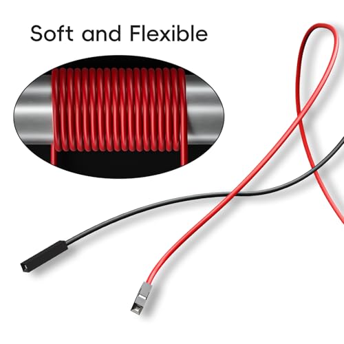 Goupchn Test Hooks to Breadboard Female Jumper Wires Soft Flexible Silicone Test Leads for Electrical Testing - Image 5