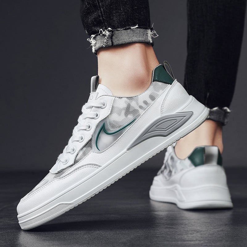 2022 Spring and Summer New Personalized Men's Shoes Trendy Shoes ins Trendy Shoes Boys Low-cut Korean-style Casual Mesh Shoes - Image 3