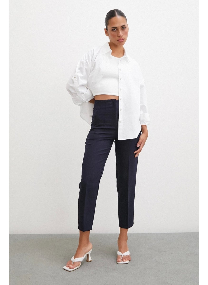 Never More Sleeve Epaulette Shirt White  - Image 3