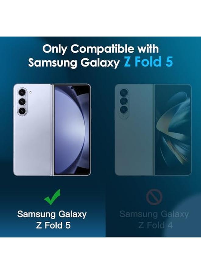 Jetech Front Screen Protector For Samsung Galaxy Z Fold 5 Full Coverage Pet Film Case Friendly Hd Clear 3 Pack - Image 3