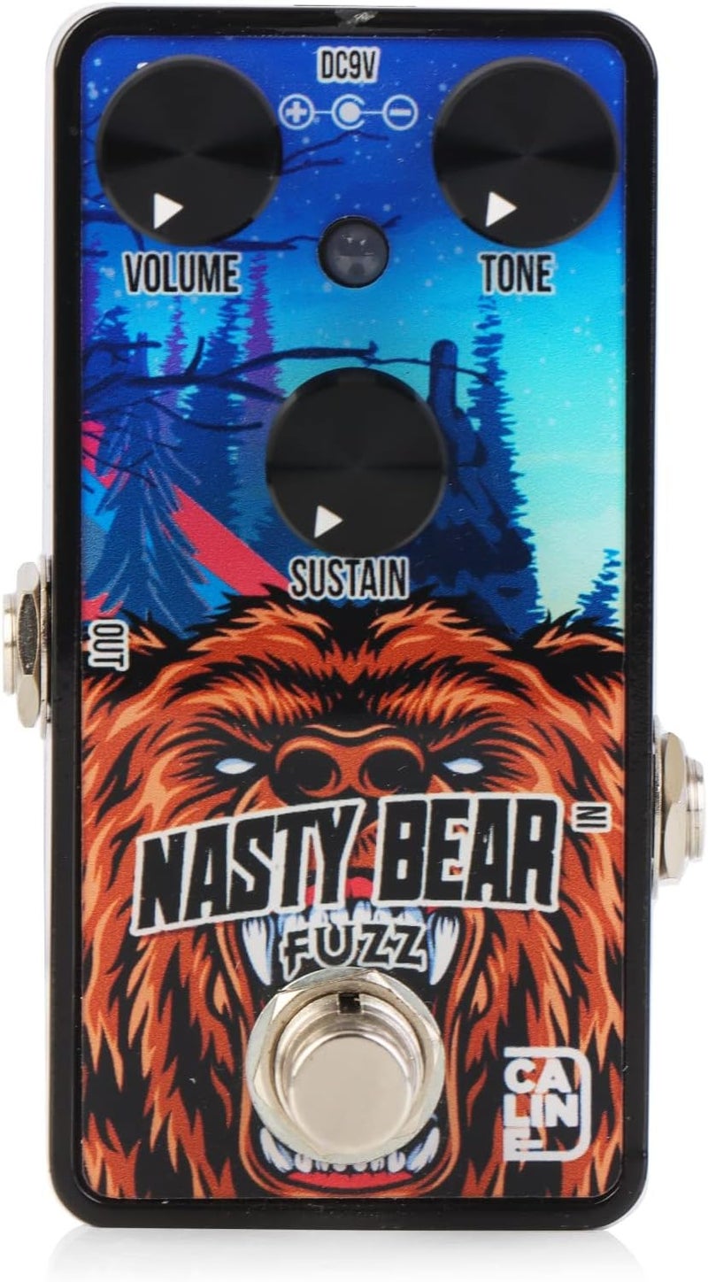 Caline G014 Nasty Bear Classic Fuzz Guitar Effect Pedal Aluminum Alloy Casing - Image 1