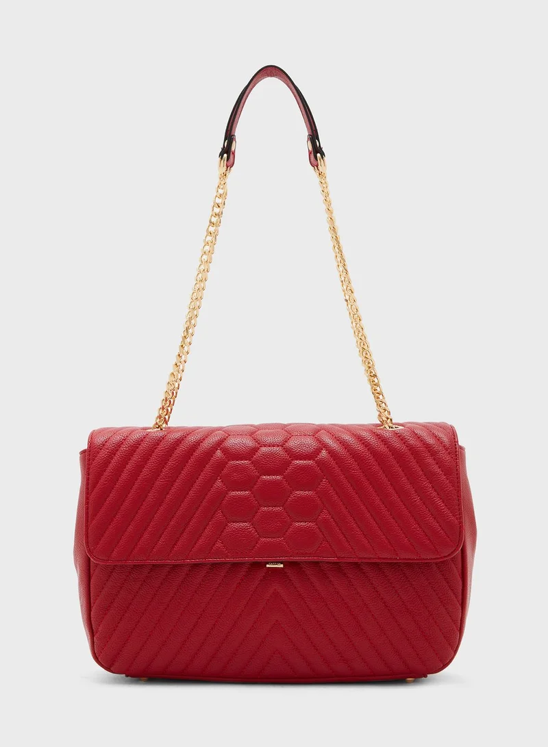 CARPISA Flap Over Quilted Crossbody