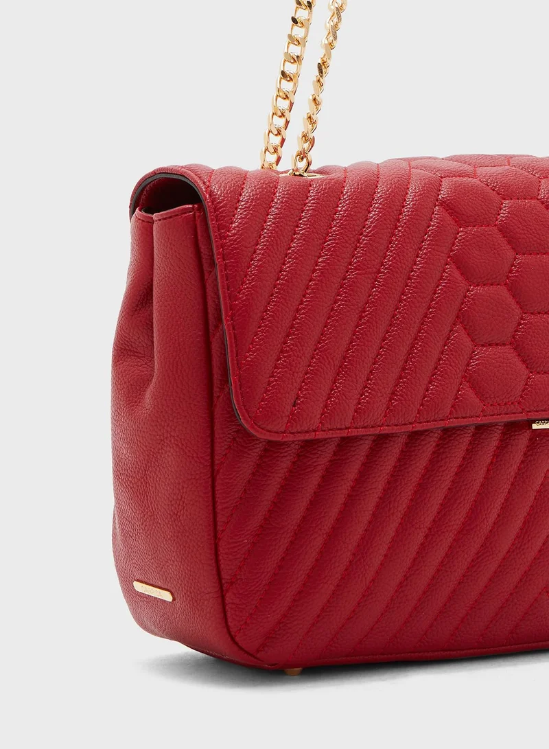 CARPISA Flap Over Quilted Crossbody