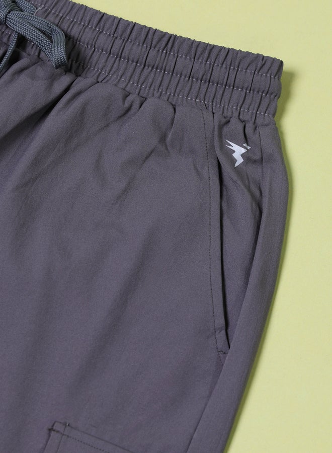 تكنوسبورت شورت رجالي تكنوسبورت بقصة ضيقة سادة مع تقنية - Image 4