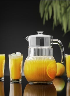CITY GLASS Roma Set City Glass ( 1 Jug 1L + 6 Tumblers 230 ML )  - Image 3