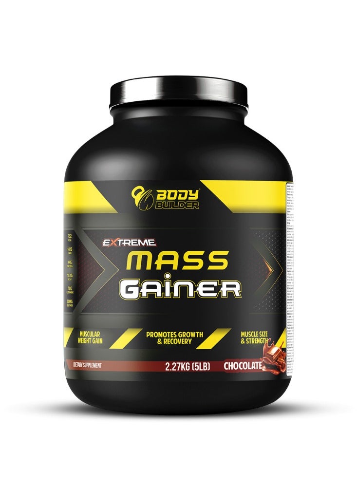 Body Builder - Body Builder Extreme Mass Gainer, Chocolate,  11 Servings - 2.27 Kg - Image 1