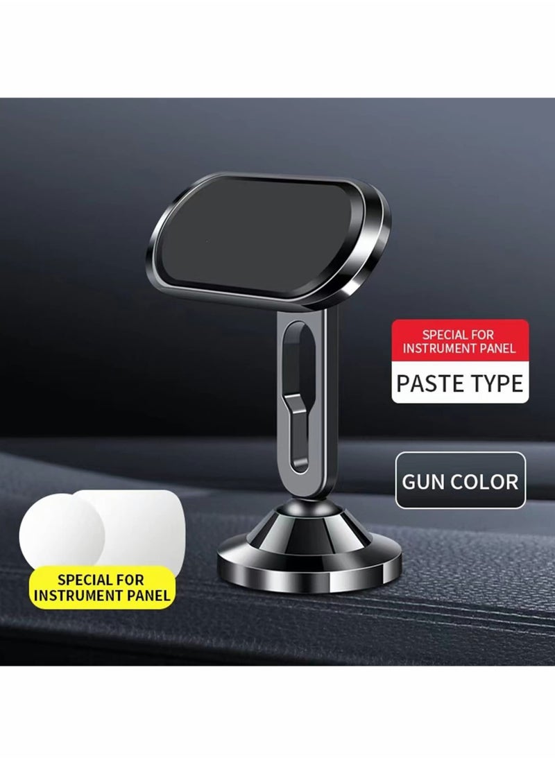 Excefore Magnetic Phone Holder,【Super Magnet】【with 2 Metal Plates】 Car Magnetic Phone Holder, Universal Dashboard Car Holder for iPhone,Samsung and Other Phones (Silver)  - Image 3