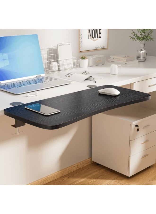 Generic - Environmental Protection Desktop Extension Board Extension Extension Extension Long Hand Support Bracket Widened Folding Computer Book Table Wholesale-Color:68x24cm-Pattern:Square White#4 Brackets (load Bearing 50kg ) - Image 1