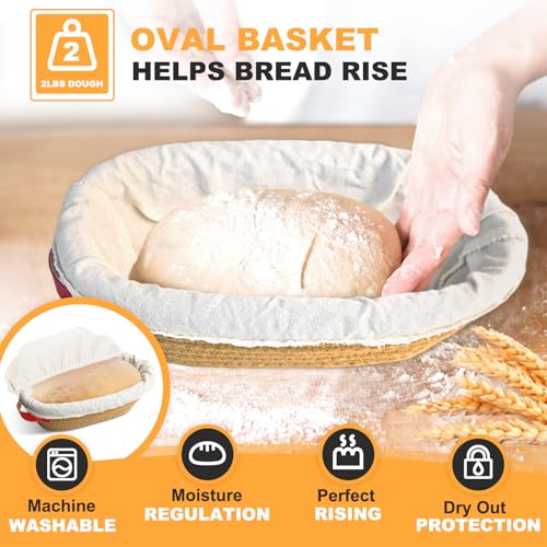 MSJGA 9×5 Inch Cast Iron Loaf Pans with Lid for Bread Baking, 2 In 1 Bread Pan with Sourdough Bread Baking Supplies - Image 4