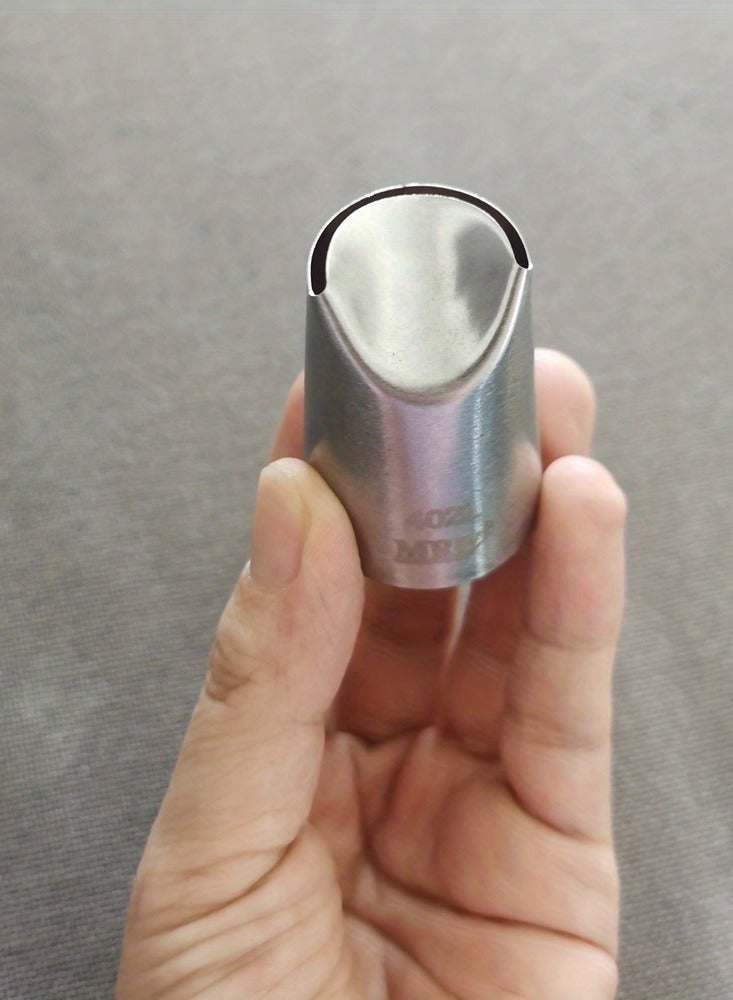 MRF 3PCS Stainless Steel Rose Flower Piping Tips, Piping Nozzles, Cake Decorating Supplies, Cookies Cupcake Icing Decorating Kits, Baking Tools 402L - Image 2