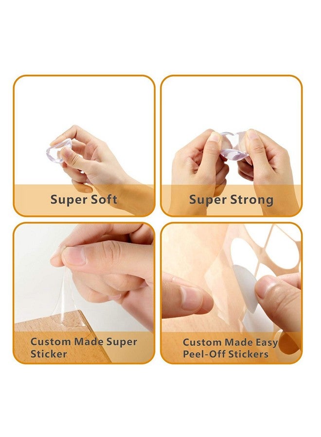 Onwon 16 Pcs Proofing Corner Protectors - Soft & Elastic - Clear Edge Corner Guards Table Corner Bumpers for Safety - Furniture & Sharp Cover Corners Proofing - Image 3