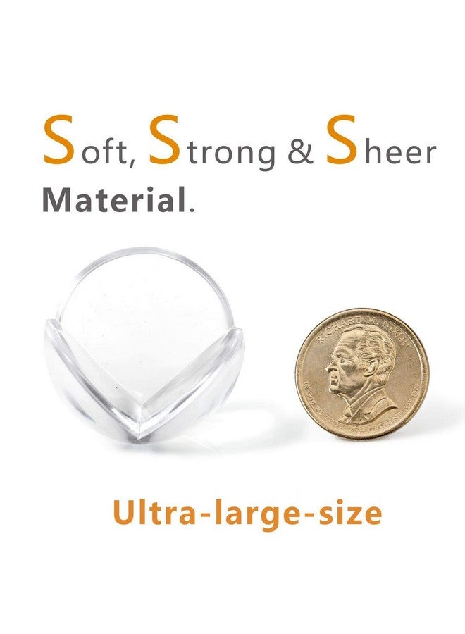 Onwon 16 Pcs Proofing Corner Protectors - Soft & Elastic - Clear Edge Corner Guards Table Corner Bumpers for Safety - Furniture & Sharp Cover Corners Proofing - Image 1