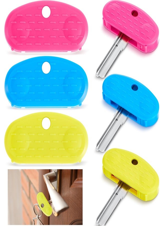 Leriton 6 Pack Key Turner Aid for People with Arthritis Colorful Turner for Arthritis Easy Grip Key Accessories for Weak Elderly Hands Daily Door Lock Helper for Flat Keys - Image 1