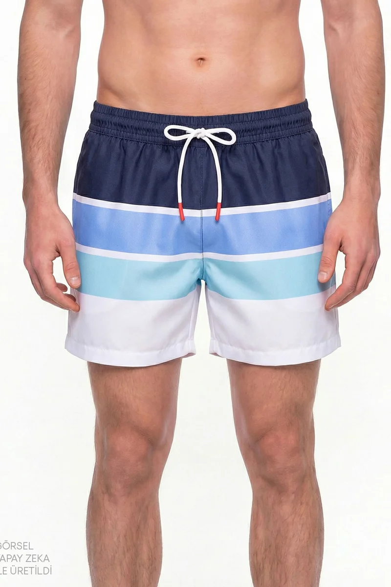 Penti PENTI Men's Striped Swim Shorts