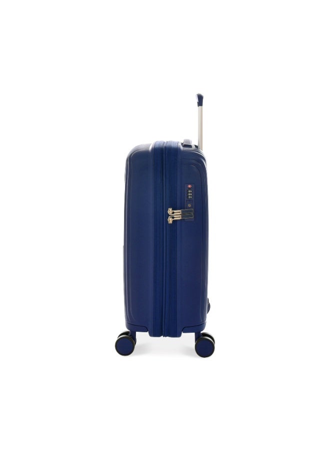 Magellan Carry-on Luggage PP Material Expandable Lightweight Trolley Travel Bag Color Navy - Image 5