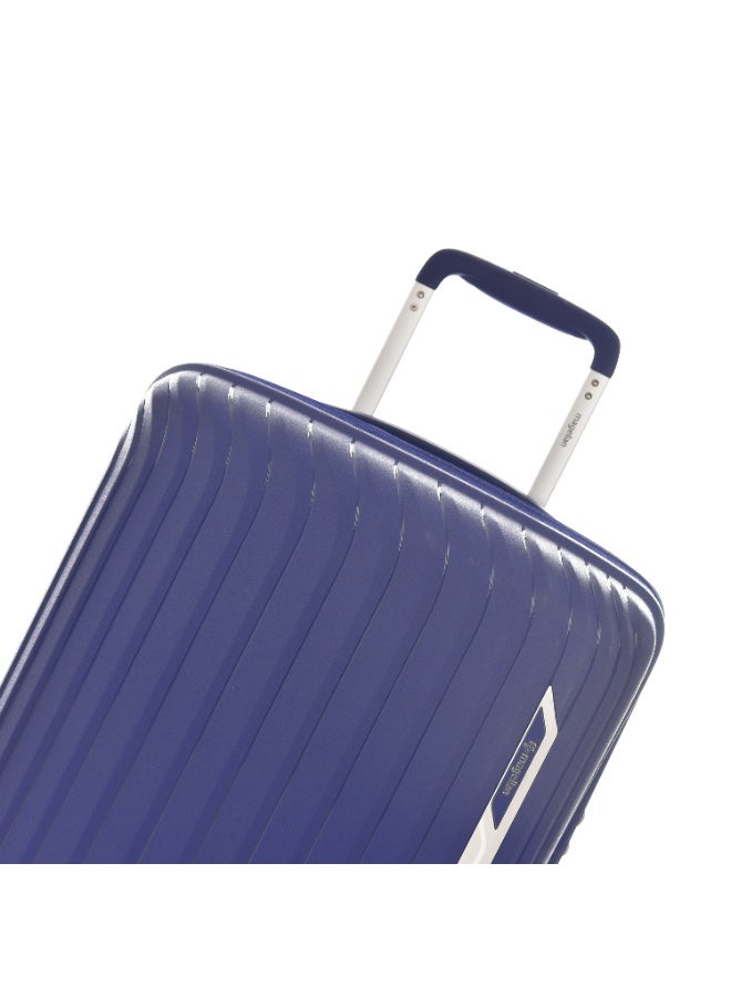 Magellan Carry-on Luggage PP Material Expandable Lightweight Trolley Travel Bag Color Navy - Image 4