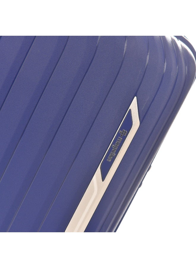 Magellan Carry-on Luggage PP Material Expandable Lightweight Trolley Travel Bag Color Navy - Image 3