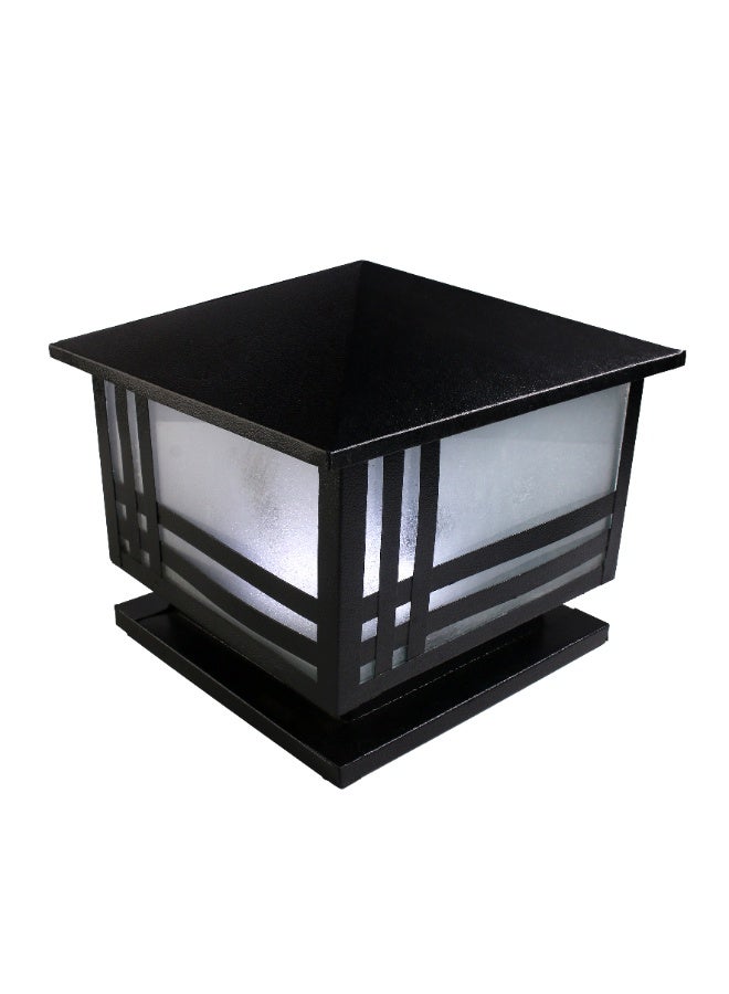 El Rawda Lighting Garden Lantern - 1 Light | Outdoor Wall Lantern Lighting - Black 25x25x22 cm - Image 1