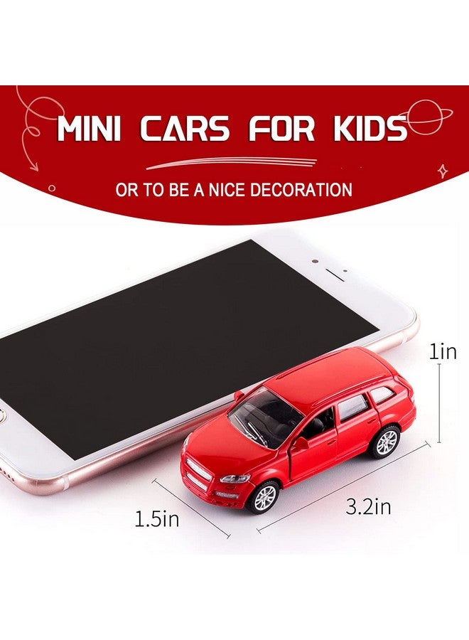 KIDAMI Die Cast Metal Toy Cars Set Of 5, Openable Doors Pull Back Car Gift Pack For Kids (Private Car) - Image 3