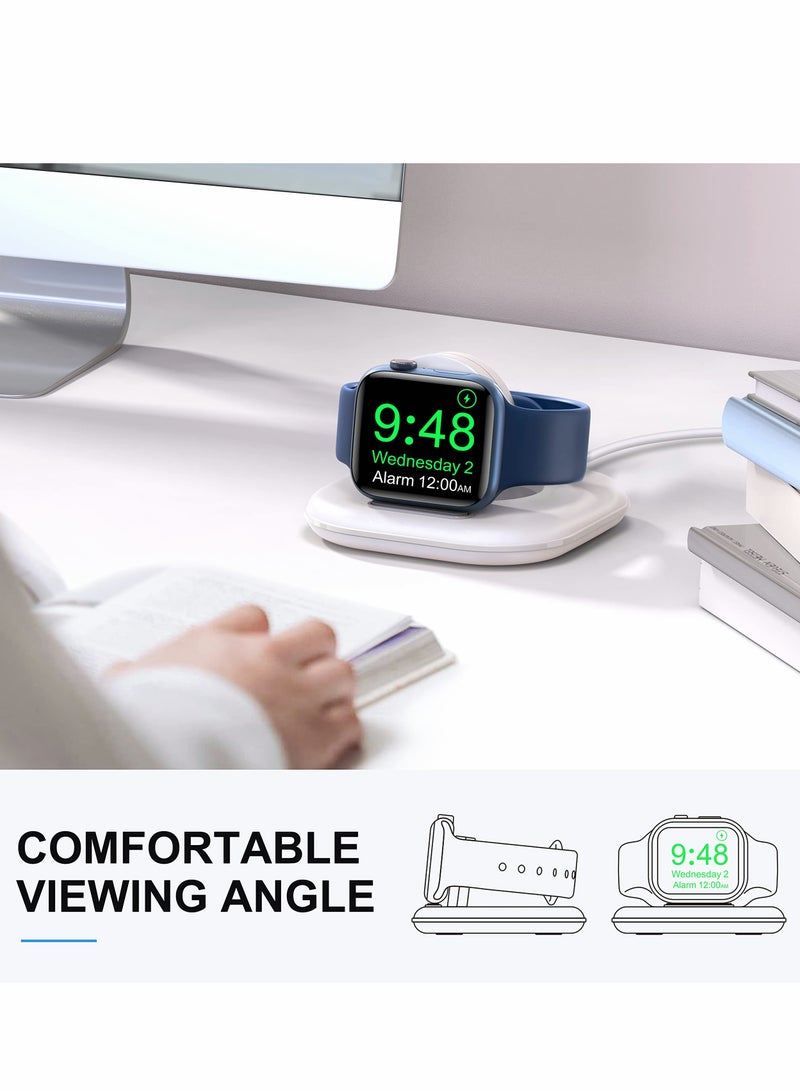 Wireless Charging for Apple Watch, Watch Charger Stand for Apple Watch, Charging Cable Included, Compatible with Apple Watch Series 7 6 5 4 3 2 SE  - Image 5
