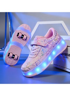 LED Flash Light Sneaker Skate Shoes with Wheels USB Charging Roller Skates Shoes - pzsku/Z6B30973E547F47418327Z/45/_/1721616658/8bec48a4-f38b-4894-9ceb-487ce7f5e52d