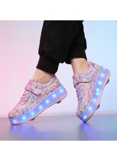 LED Flash Light Sneaker Skate Shoes with Wheels USB Charging Roller Skates Shoes - pzsku/Z6B30973E547F47418327Z/45/_/1721616668/d60ea36e-fd05-4d9e-9fb5-d109a8333398