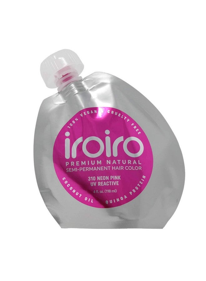 Iroiro لون شعر شبه دائم طبيعي متميز 310 وردي نيون (8 أوقية) - Image 1