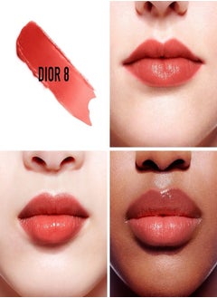 Dior Addict Lip Glow Balm Dior 8 - Hydrating pH-Activated Lip Balm with 48H Moisture & Sheer Glow | 3.2g  - Image 2
