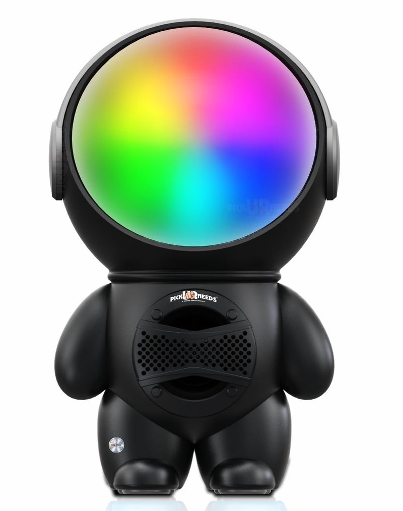 Pick Ur Needs Astronaut Portable Wireless Mini DJ Bluetooth Speaker with Dynamic Thunder Sound, 6.8W HiFi Bass, LED Lights, 1200mAh Battery, USB/TF Card Playback - Image 1