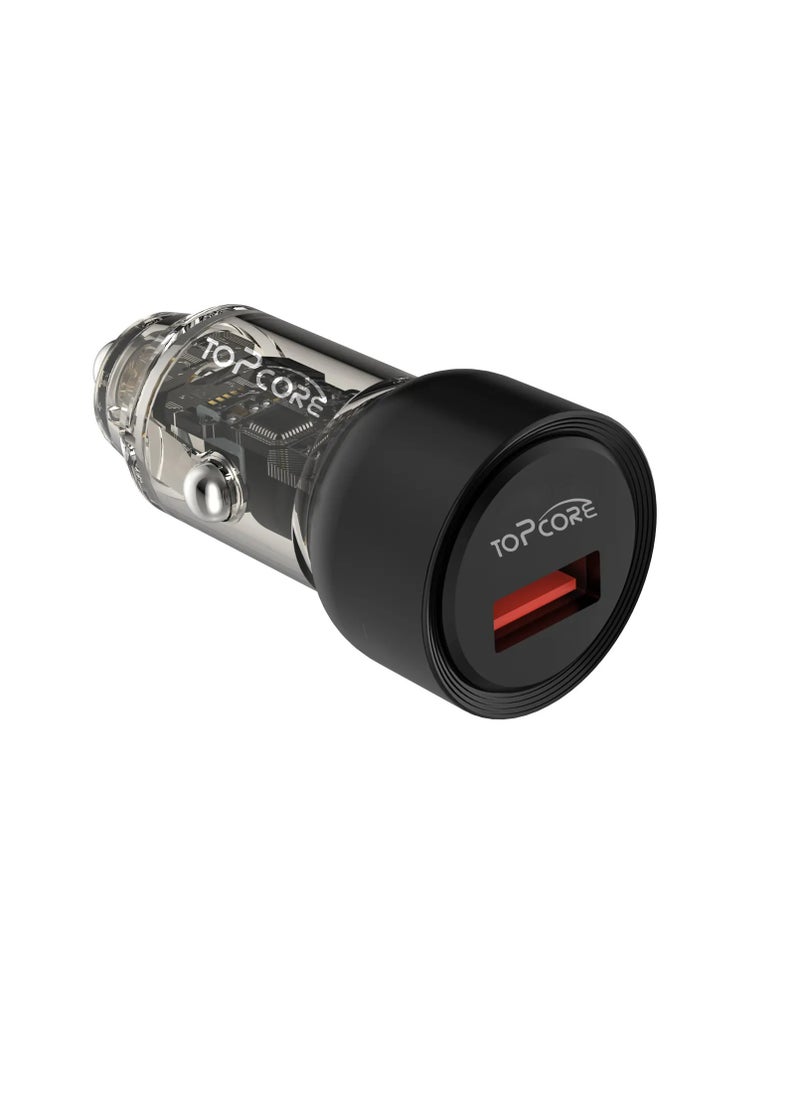 Topcore PD 24W Car Charger Fast Charging, USB Car Plug Adapter, Car Charger, Type C Compatible with iPhone 15 Pro Max/15 Pro/15/14/13 Pro Max/12/11, iPad Pro/mini 6,Samsung S23/S22, Huawei Mate20,etc  - Image 2