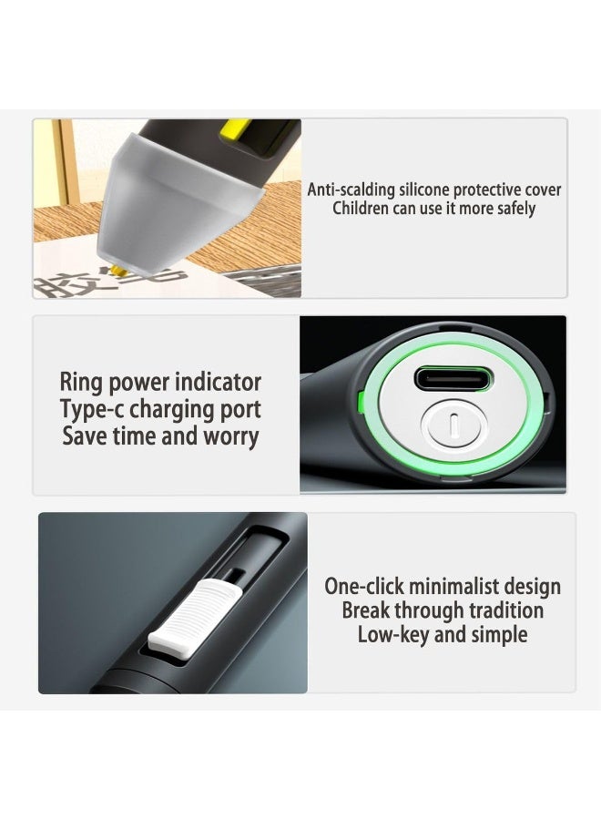 Mini Hot Melt Glue Pen Children's Handmade Diy Lithium Electric Glue Stick - Image 4