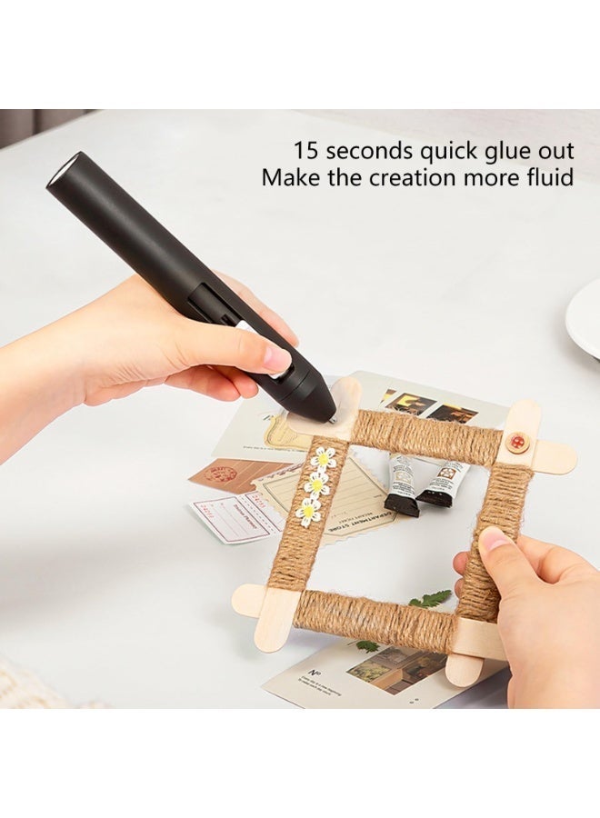 Mini Hot Melt Glue Pen Children's Handmade Diy Lithium Electric Glue Stick - Image 2