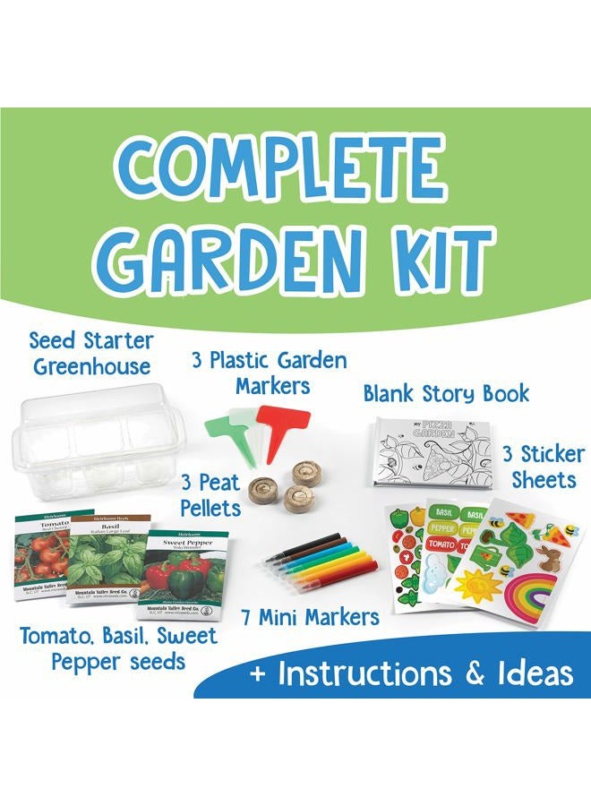 Creativity for Kids Pizza Garden Kit - Grow Your Own Pizza Vegetable and Herbs - Gardening Kit for Kids - Image 3