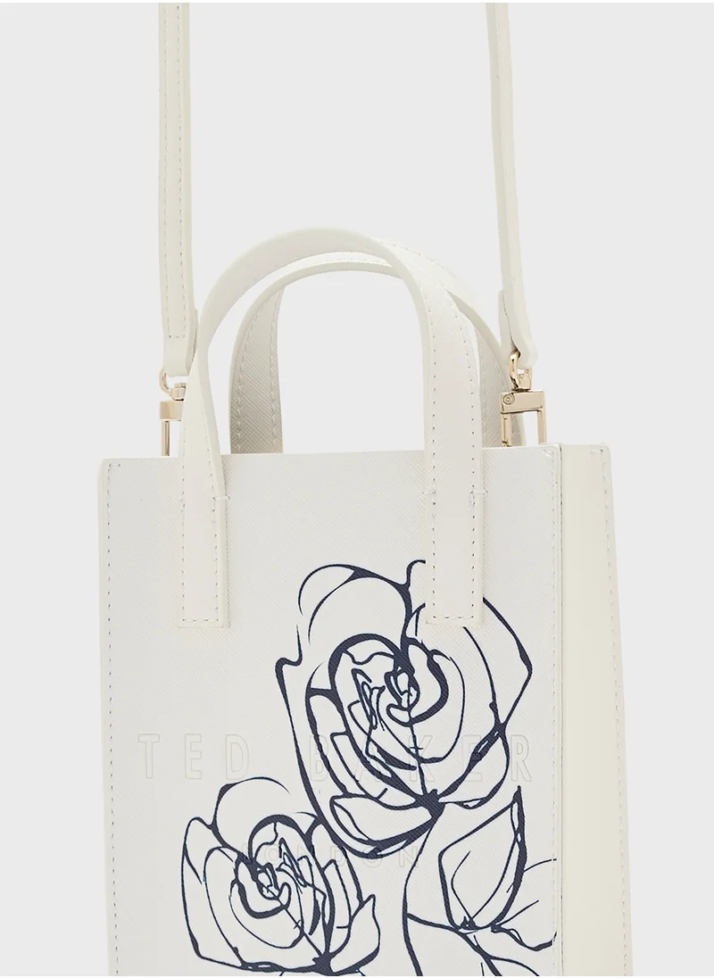 Ted Baker Alimkon Linear Rose Mini Icon Bag