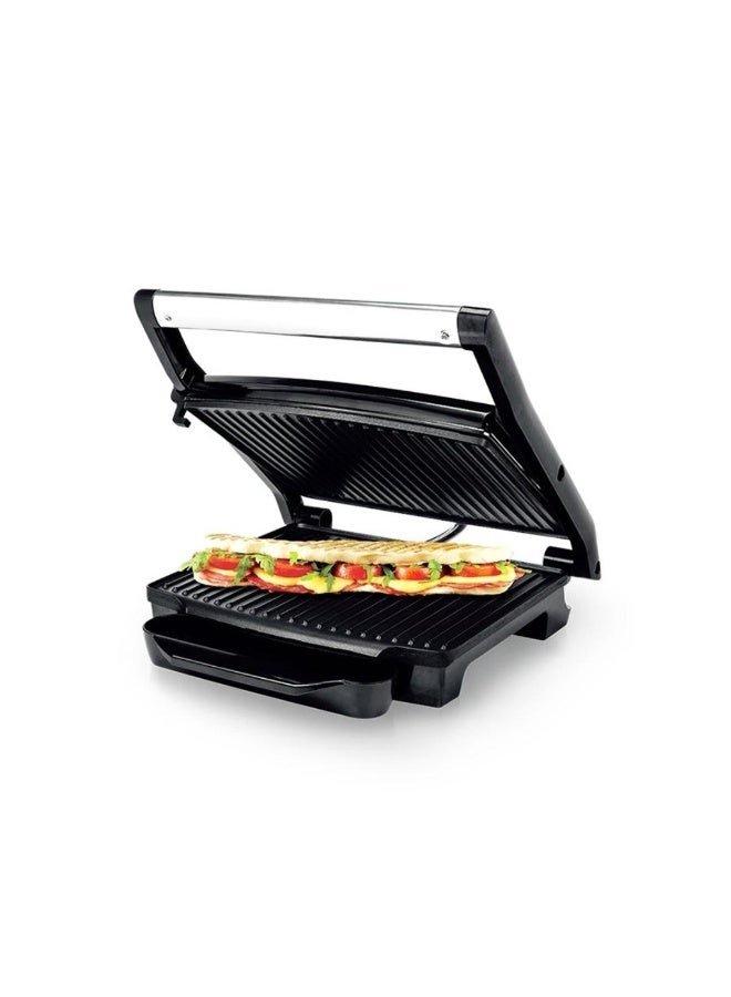 Tradeo Sandwich Maker Grill 2000W Non-Stick Plates with Auto Temperature Control - Image 1
