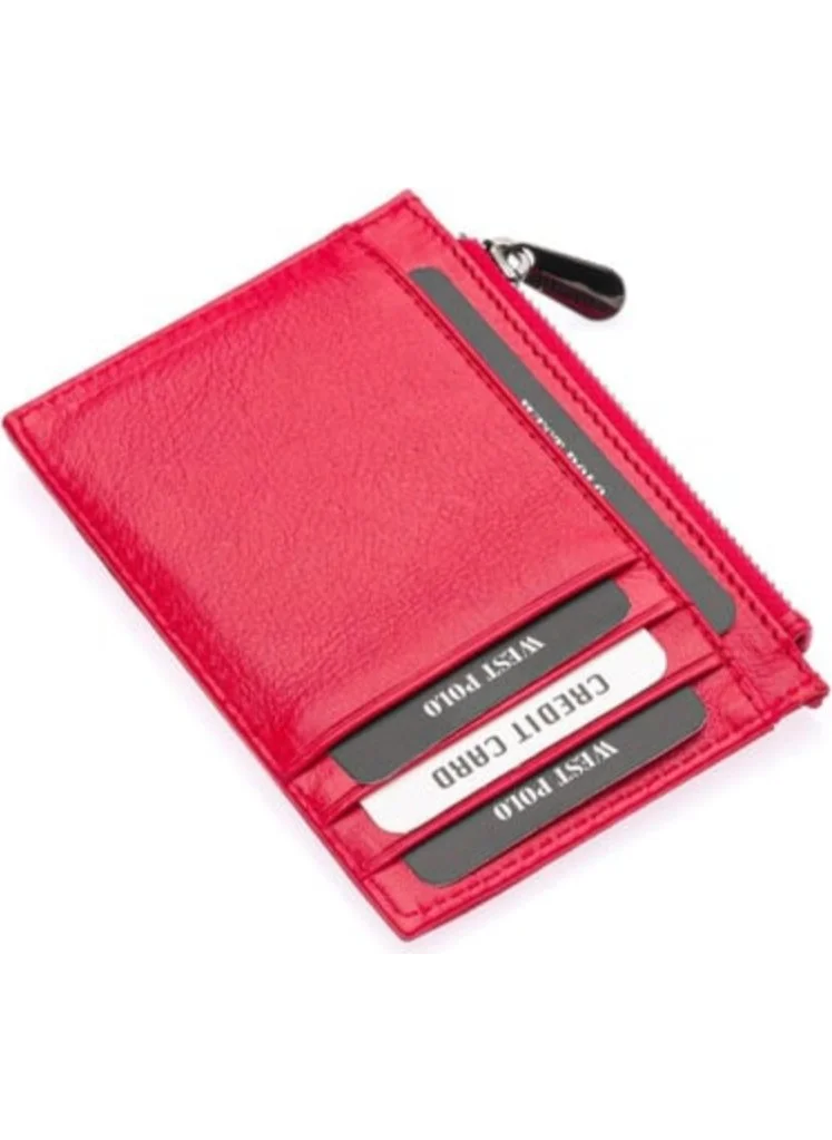 West Polo Ultra Thin Genuine Leather Wallet