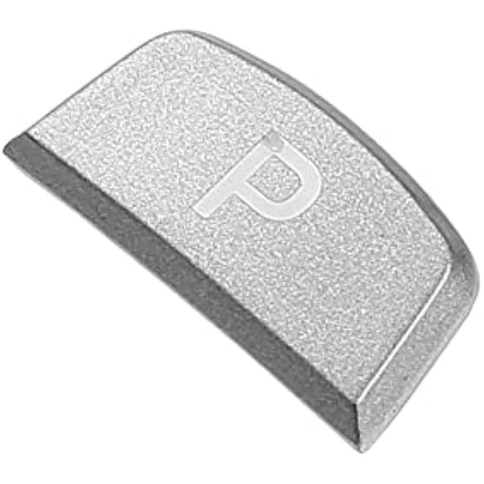 ريحني زر تبديل ناقل الحركة من AUTOHAUX X غطاء زر ناقل الحركة مقبض ناقل الحركة زر الانتظار التريدي LR086213 استبدال غطاء التريم للاند روفر رينج سبورت 2014 الرمادي - Image 1