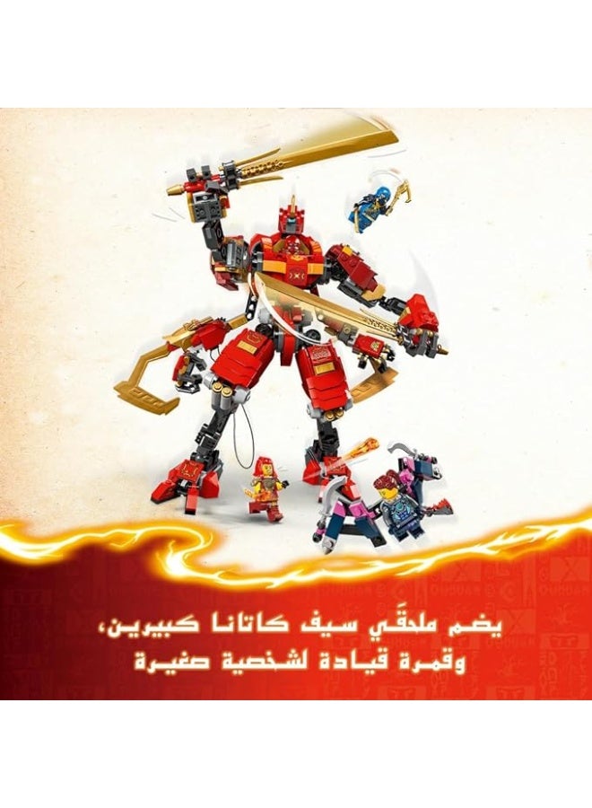 LEGO 71812 NINJAGO Kai's Ninja Climber Mech Adventure Toy Set for Kids with Buildable Figure and 4 Mini Figures, Birthday Gift for Boys and Girls Ages 9+ who love independent play - Image 5